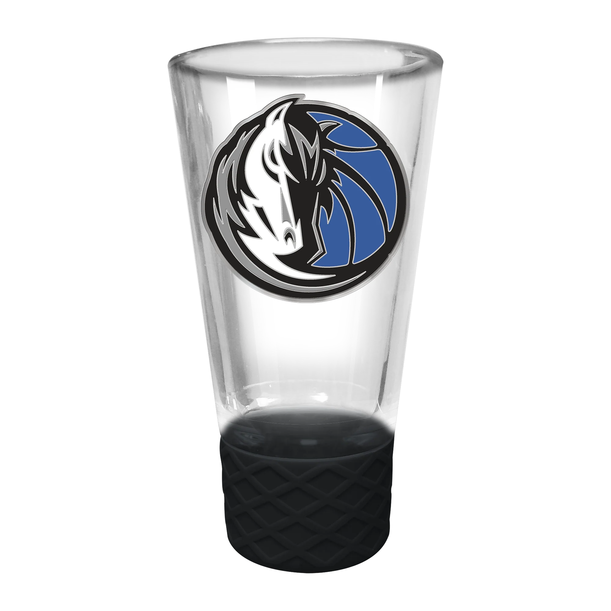 DALLAS MAVERICKS GREAT AMERICAN 4 OZ BLACK SHOT GLASS