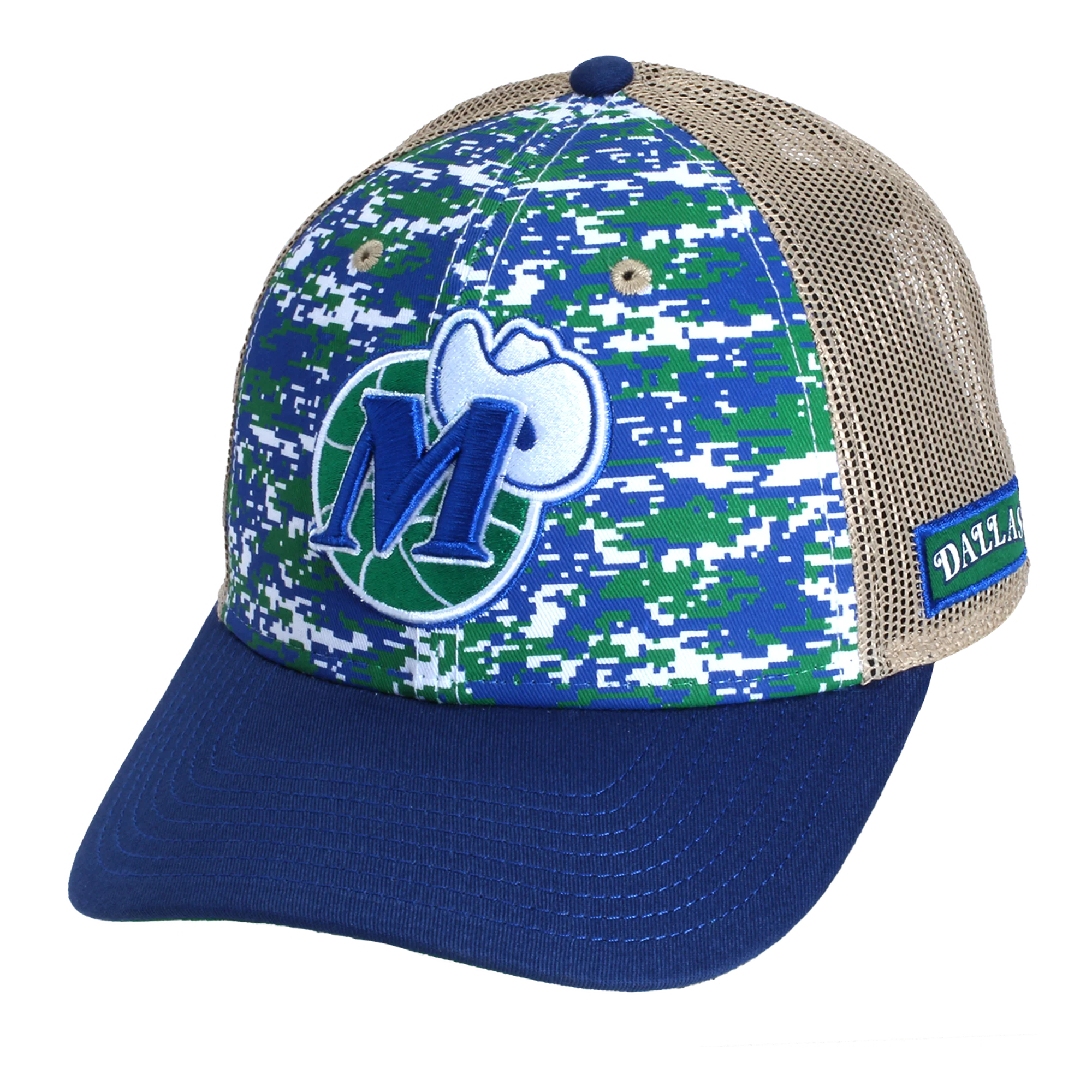DALLAS MAVERICKS HWC DIGITAL CAMO SNAPBACK CAP