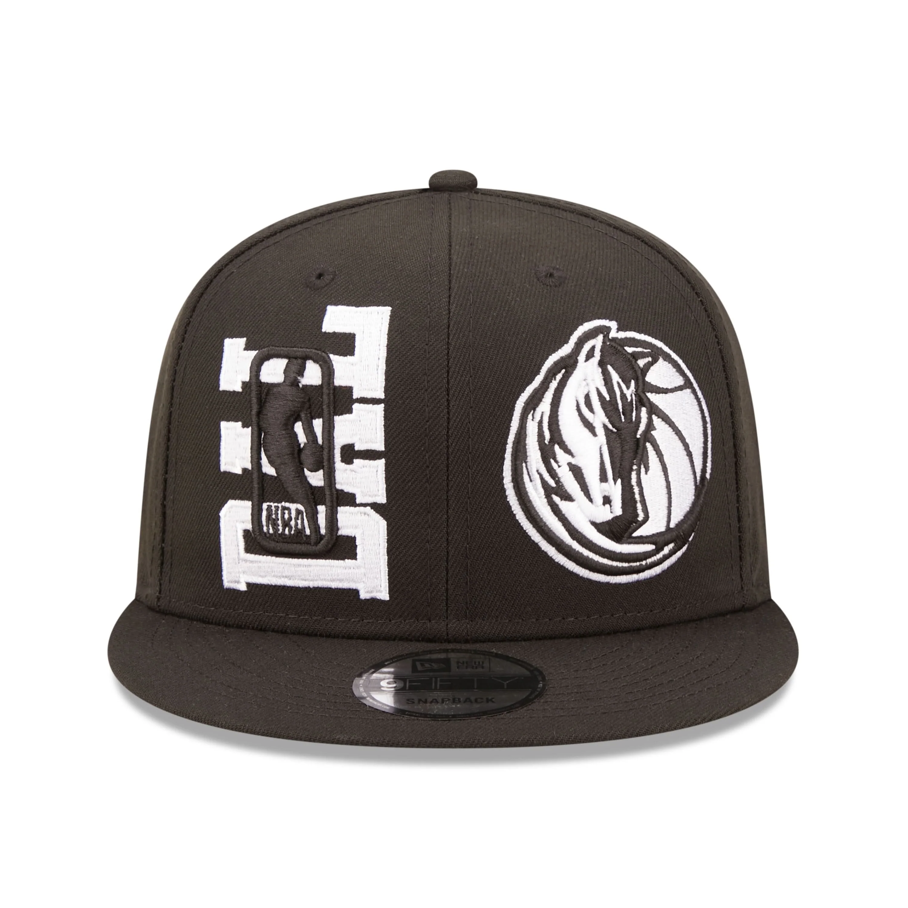 DALLAS MAVERICKS NEW ERA 9FIFTY DRAFT BLACK SNAPBACK