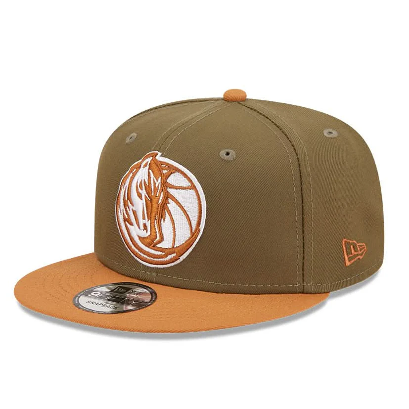 DALLAS MAVERICKS NEW ERA HORSEHEAD 2TONE OLIVE & BRONZE SNAPBACK