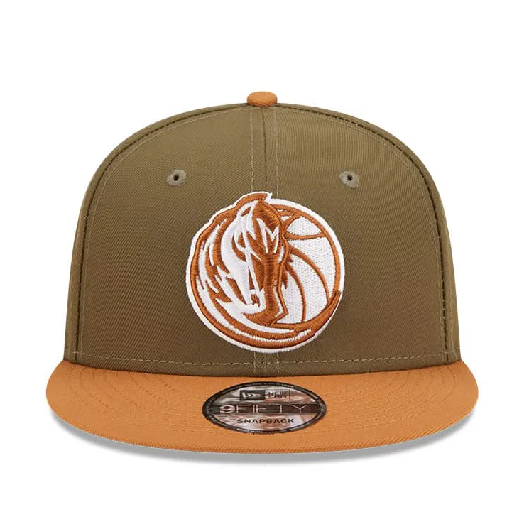DALLAS MAVERICKS NEW ERA HORSEHEAD 2TONE OLIVE & BRONZE SNAPBACK - Image 2