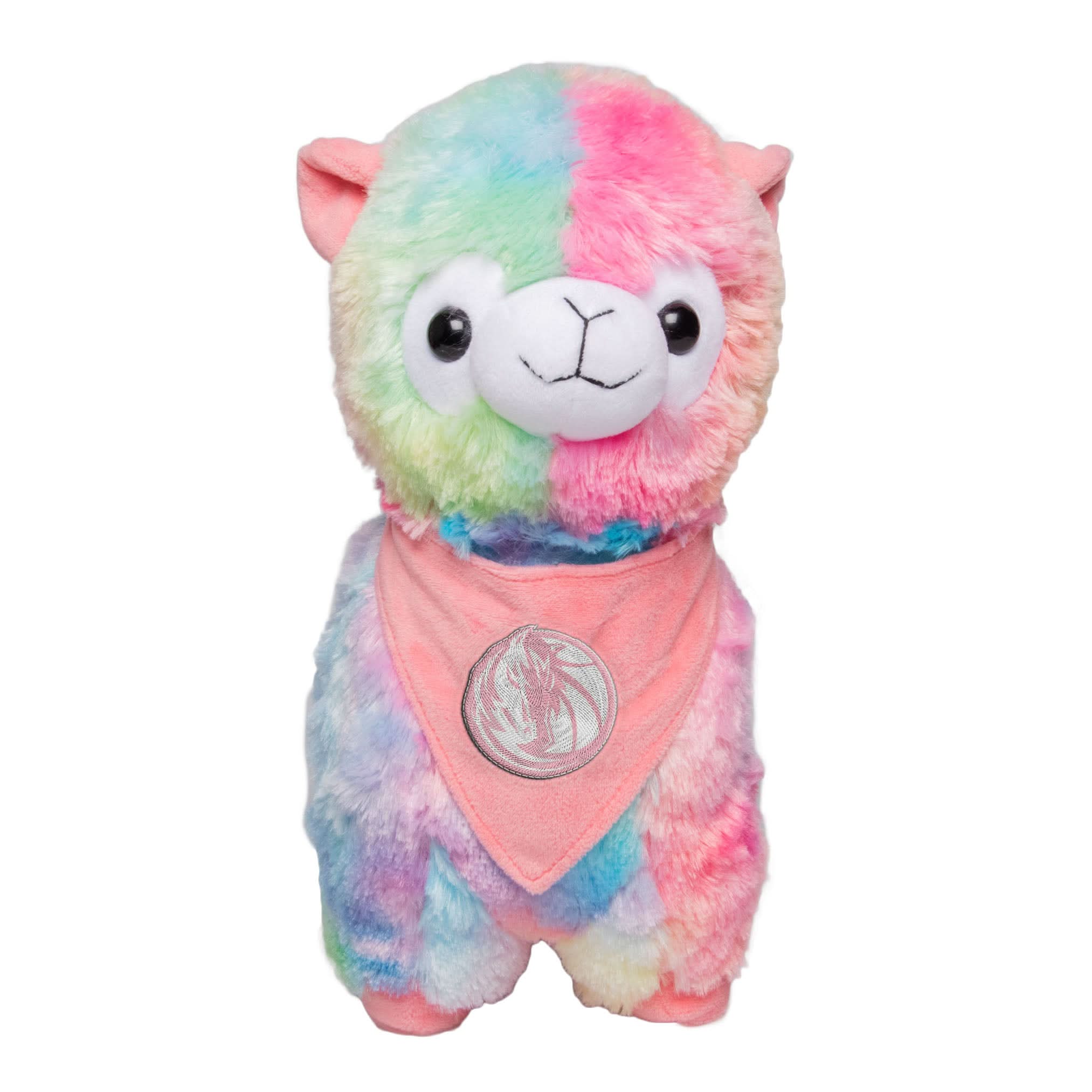 DALLAS MAVERICKS FOREVER COLLECTIBLES RAINBOW BANDANA LLAMA