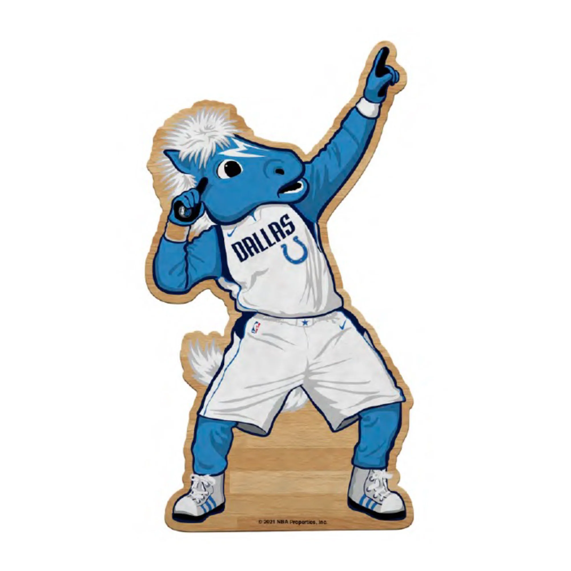DALLAS MAVERICKS RICO MASCOT PENNANT