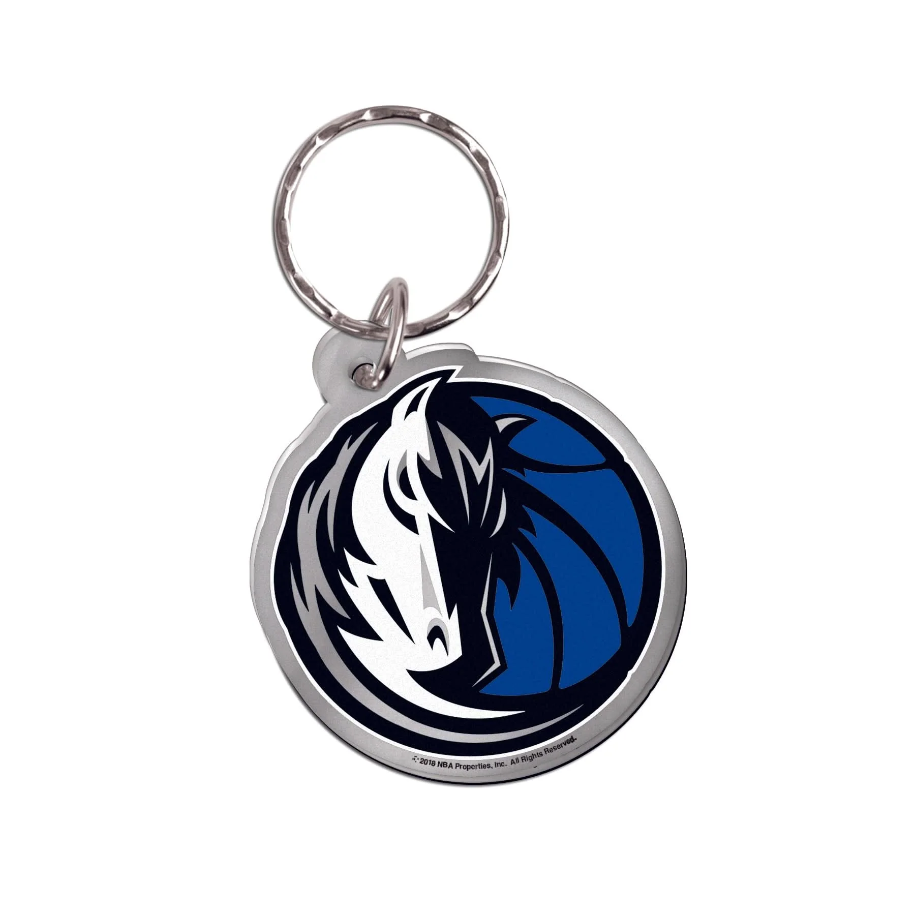 DALLAS MAVERICKS WINCRAFT HORSEHEAD FREEFORM KEYCHAIN