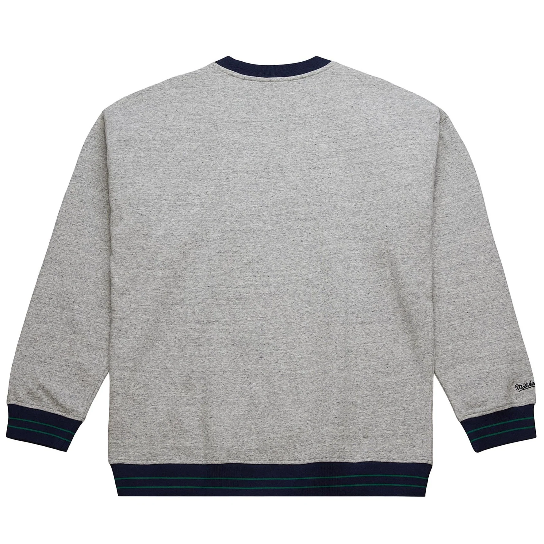 DALLAS MAVERICKS MITCHELL & NESS GREY M-HAT CREWNECK - Image 2