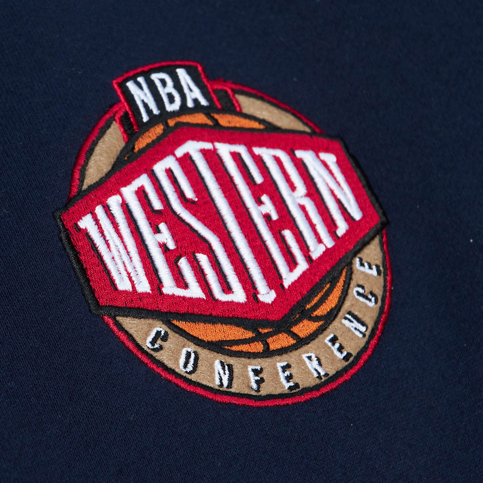 DALLAS MAVERICKS MITCHELL & NESS HARDWOOD CLASSIC NAVY HOODIE - Image 3
