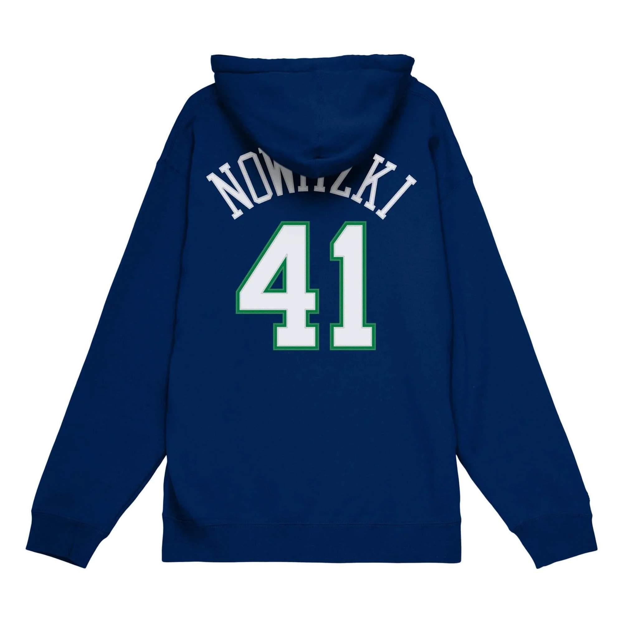 DALLAS MAVERICKS MITCHELL & NESS 2022 DIRK NOWITZKI NAME & NUMBER HOODIE - Image 2