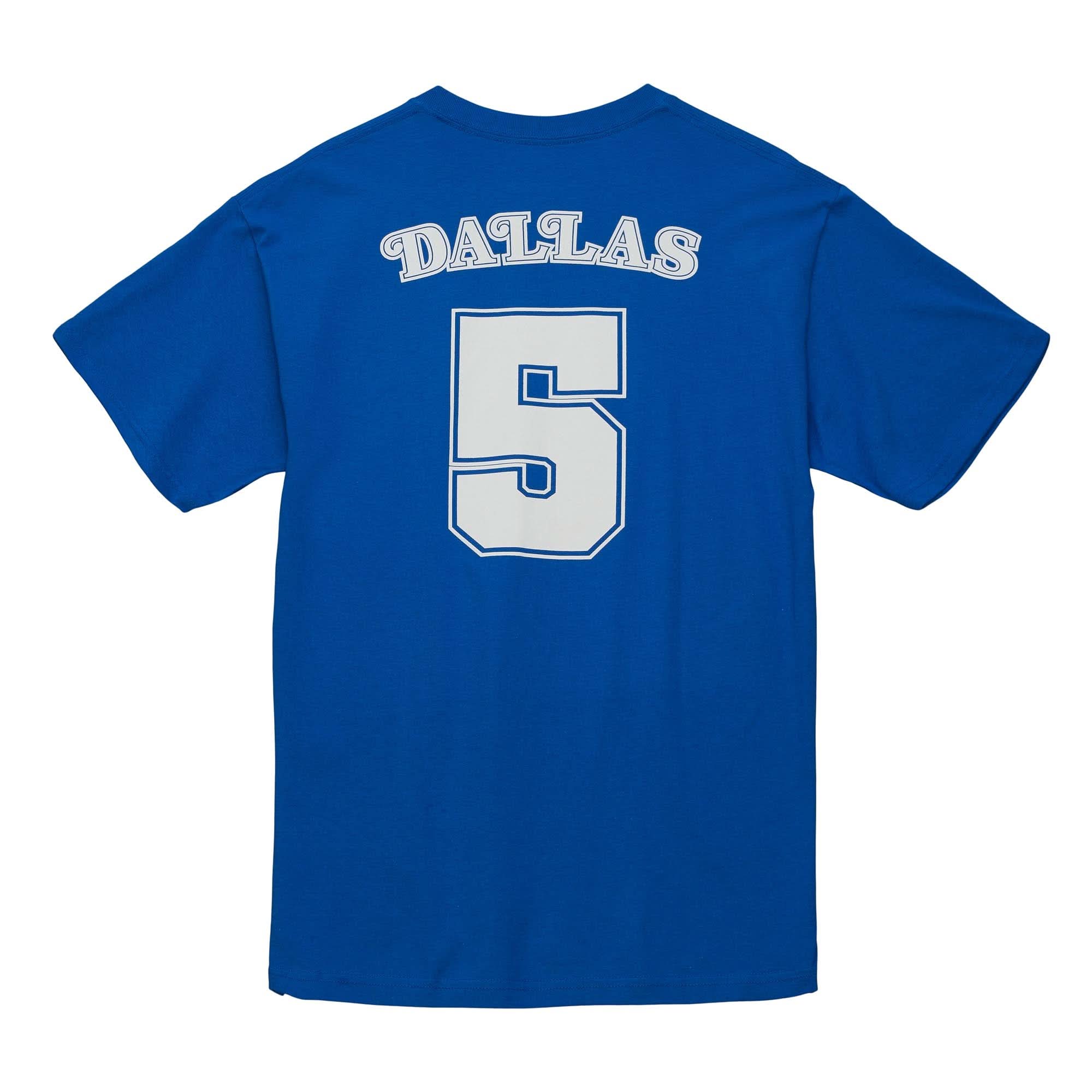 DALLAS MAVERICKS X SNEAKER POLITICS X MITCHELL & NESS HARDWOOD CLASSIC TEE - Image 2
