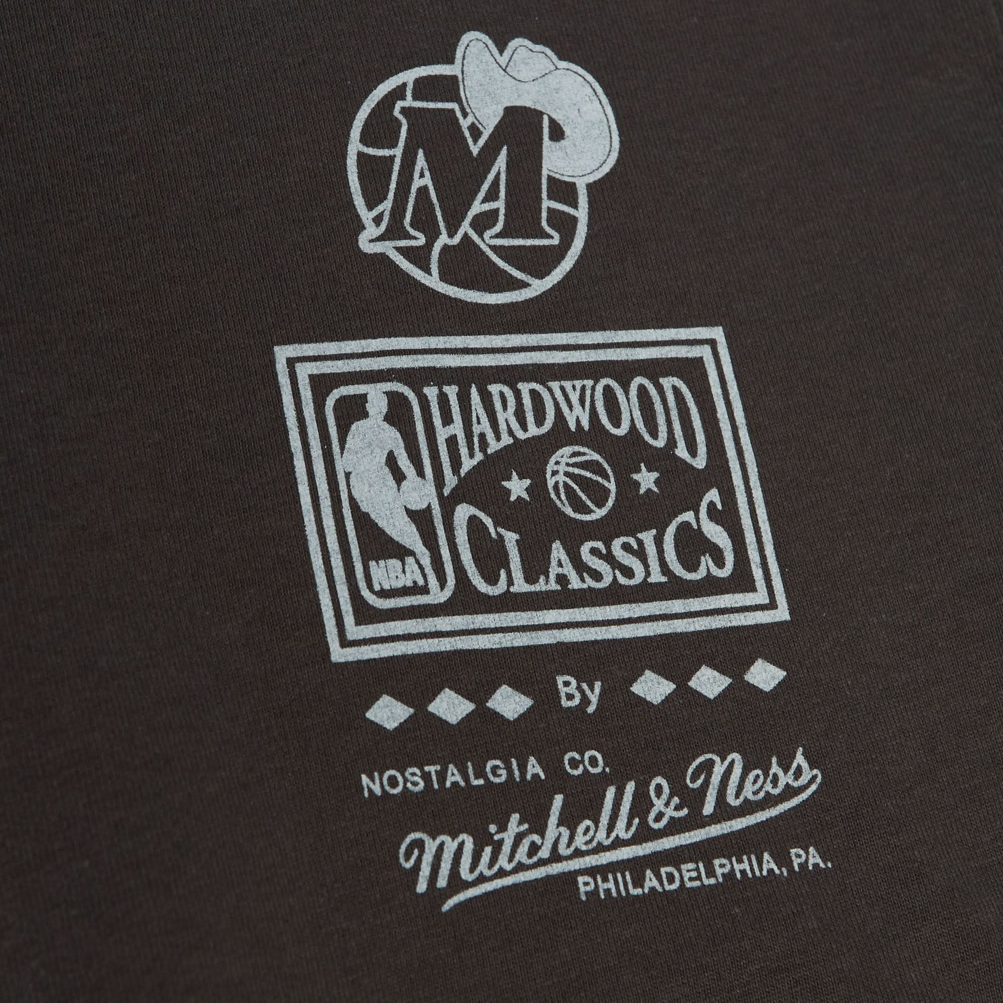 DALLAS MAVERICKS MITCHELL & NESS BLACK CAMO M-HAT TEE - Image 3