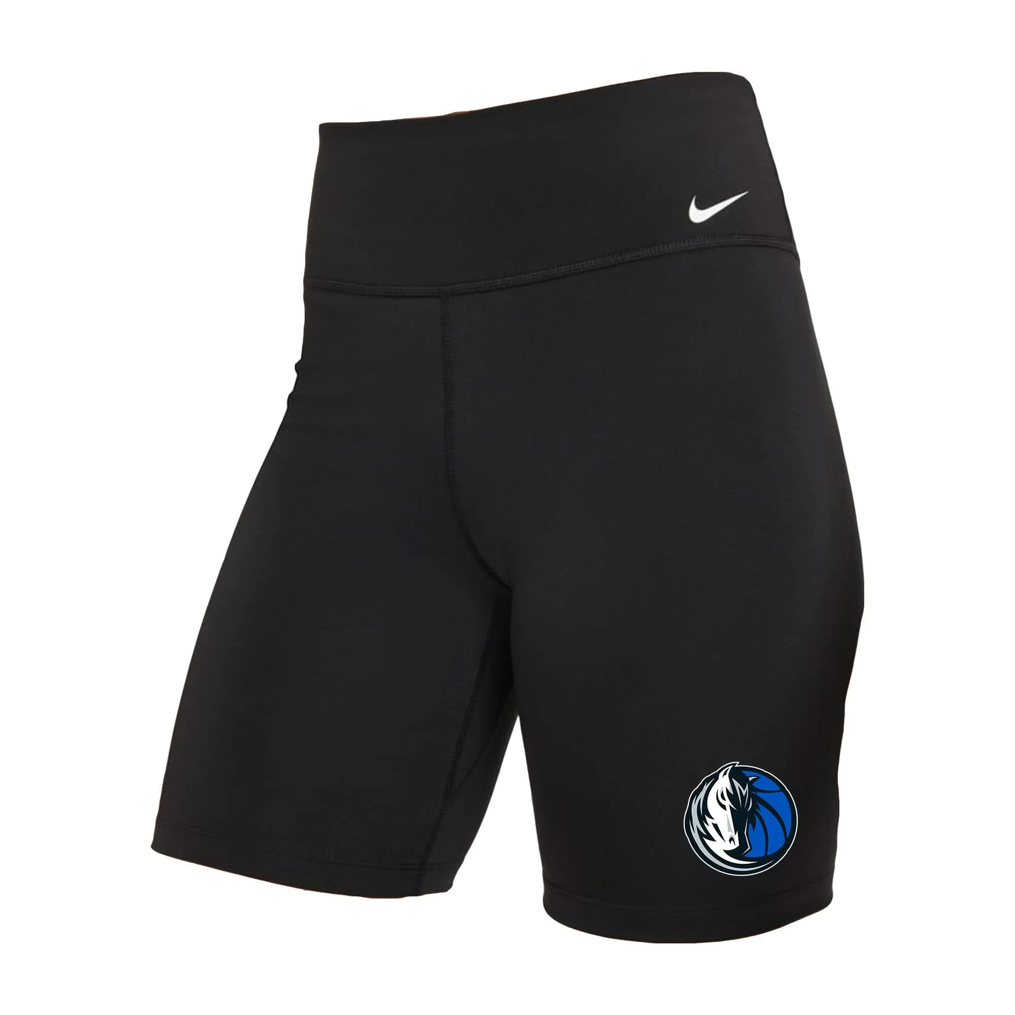 DALLAS MAVERICKS NIKE WOMEN'S BLACK BIKER SHORTS