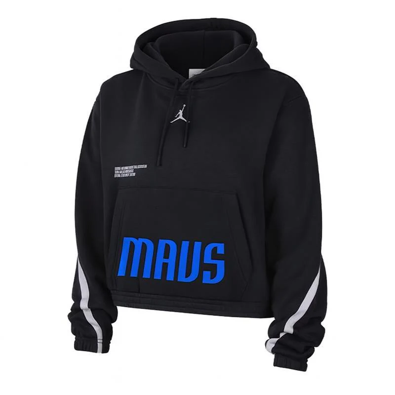 DALLAS MAVERICKS NIKE WOMEN'S NAVY STATEMENT HOODIE
