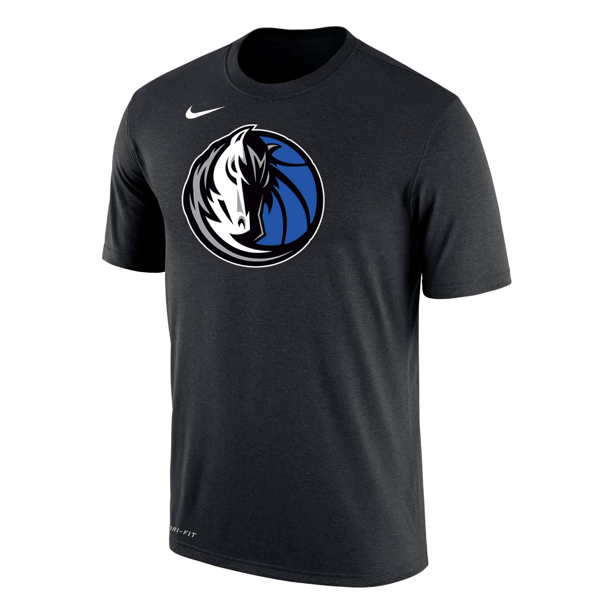 DALLAS MAVERICKS NIKE 2022 DRI-FIT BLACK SHORT SLEEVE TEE
