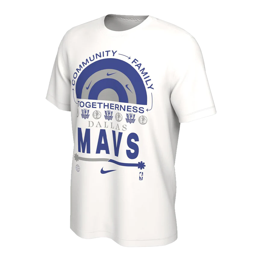 DALLAS MAVERICKS NIKE UNITED SHORT SLEEVE TEE