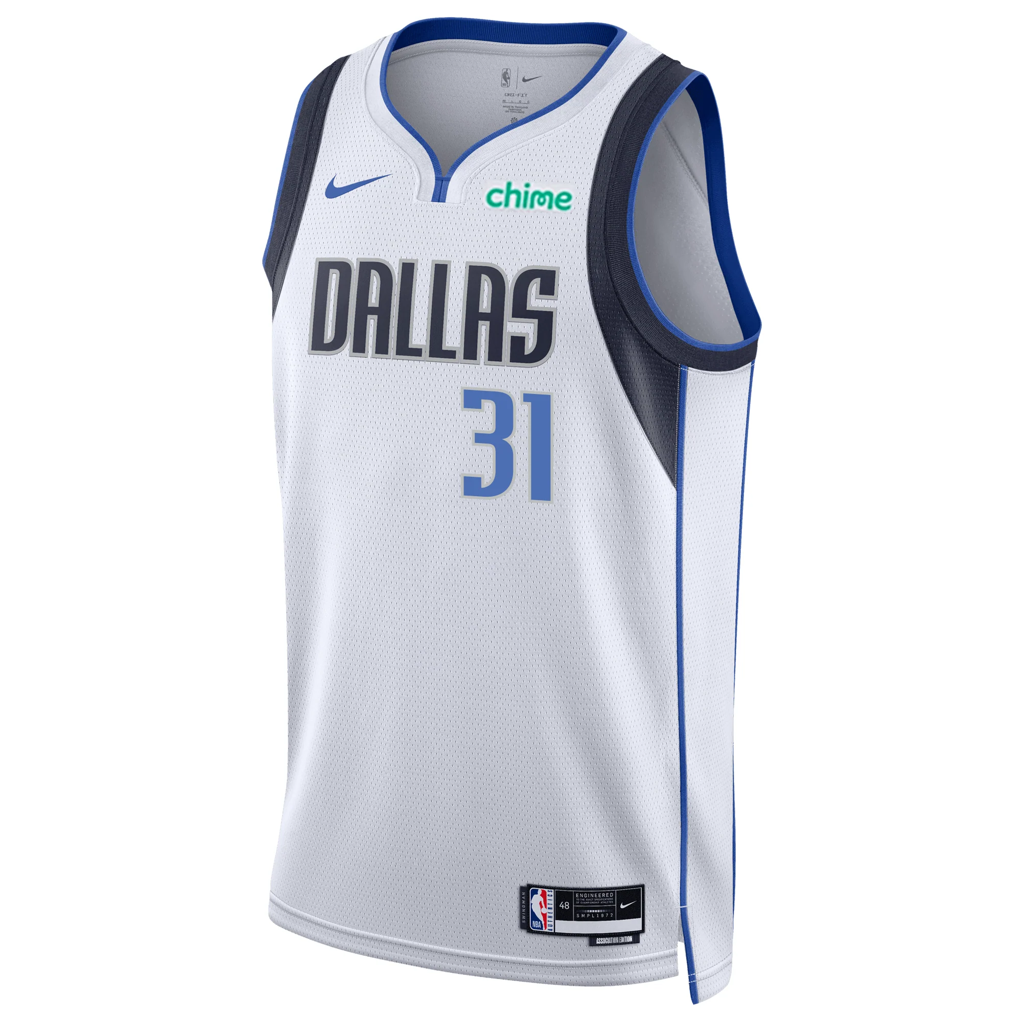 DALLAS MAVERICKS NIKE KLAY THOMPSON ASSOCIATION SWINGMAN JERSEY - Image 2
