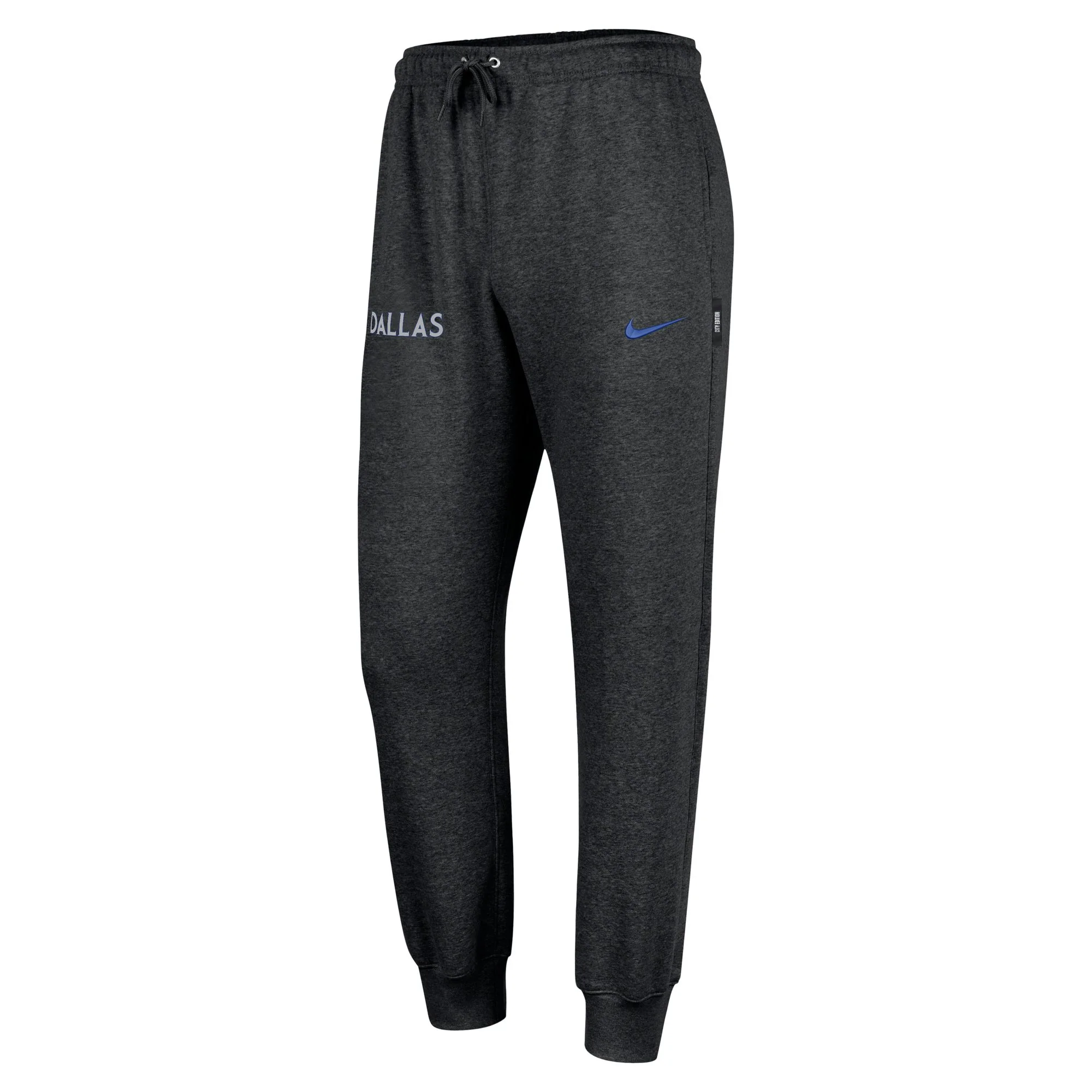 DALLAS MAVERICKS NIKE 2025-26 CITY EDITION BLACK CLUB JOGGERS