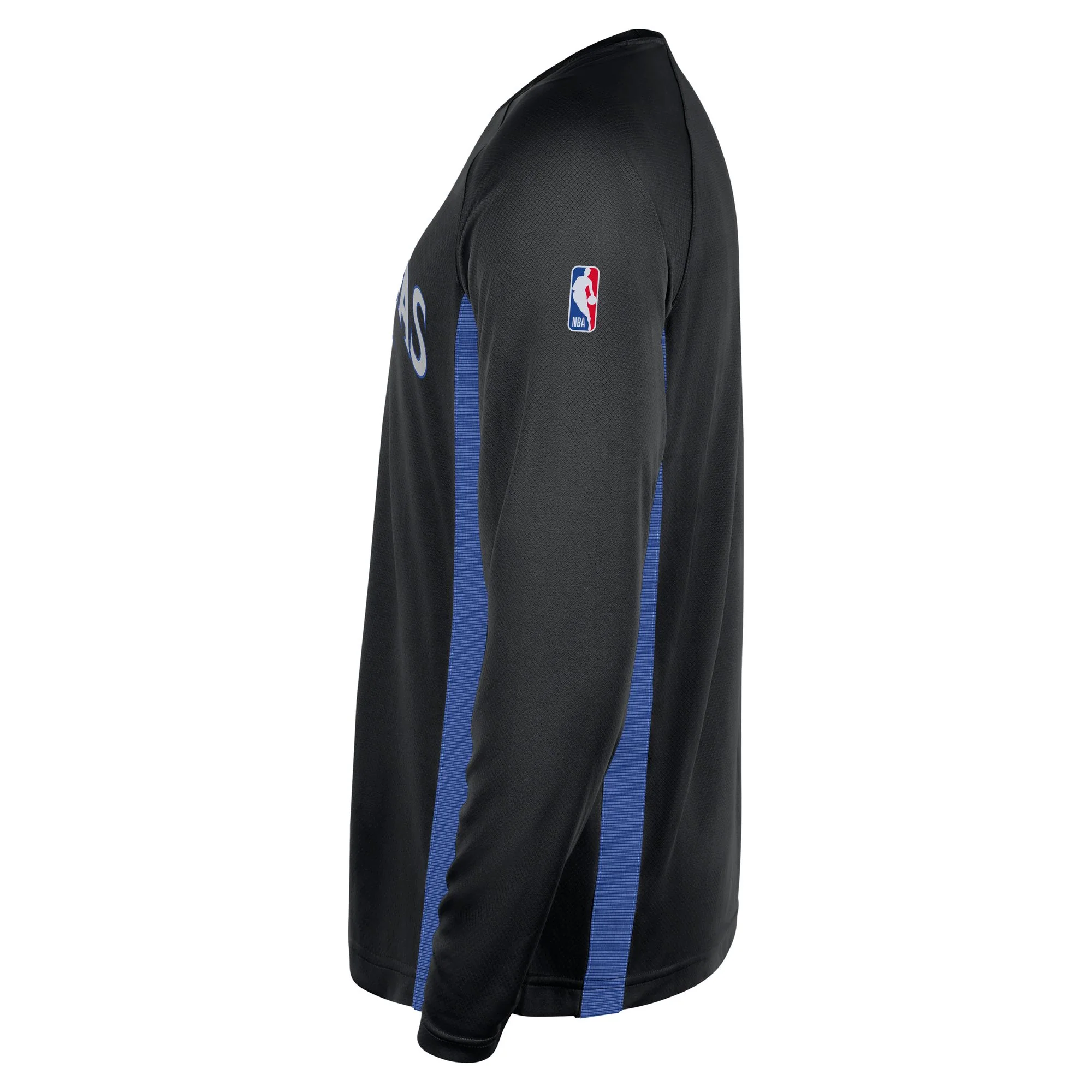 DALLAS MAVERICKS NIKE 2025-26 CITY EDITION BLACK LONG SLEEVE WARM-UP TOP - Image 2