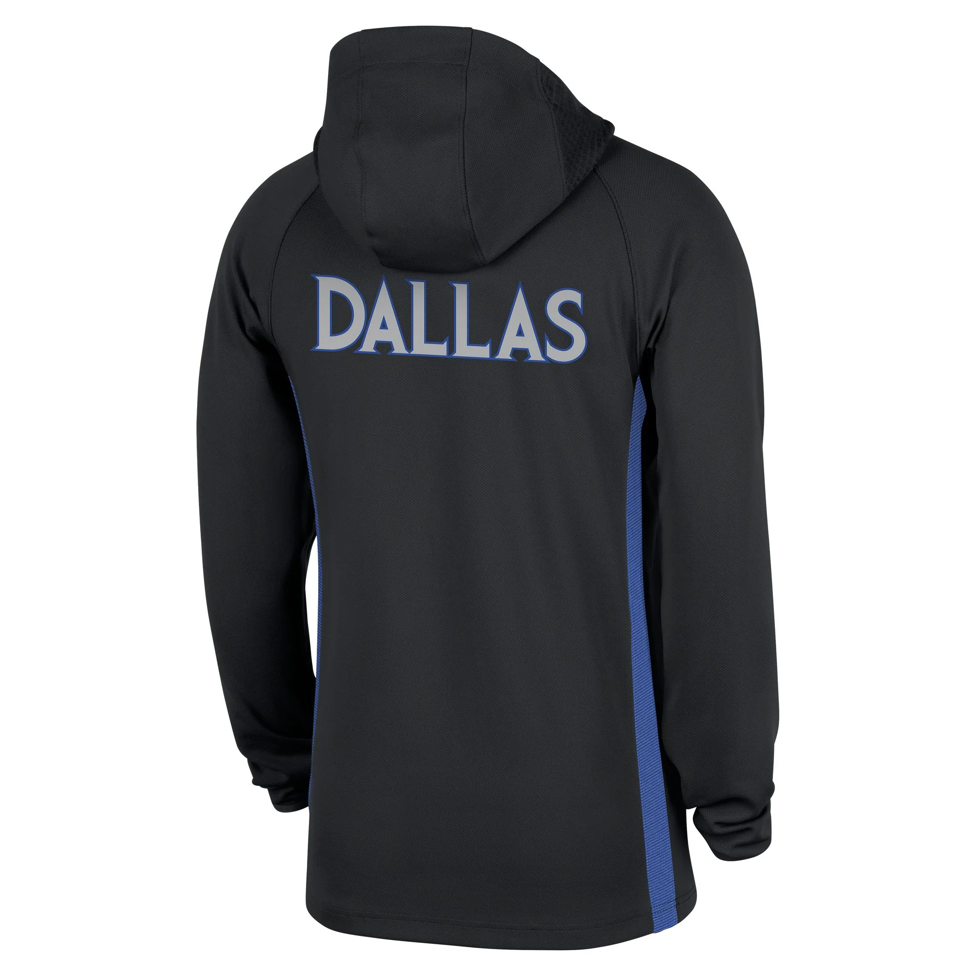 DALLAS MAVERICKS NIKE 2025-26 CITY EDITION BLACK QUARTER ZIP HOODIE - Image 2