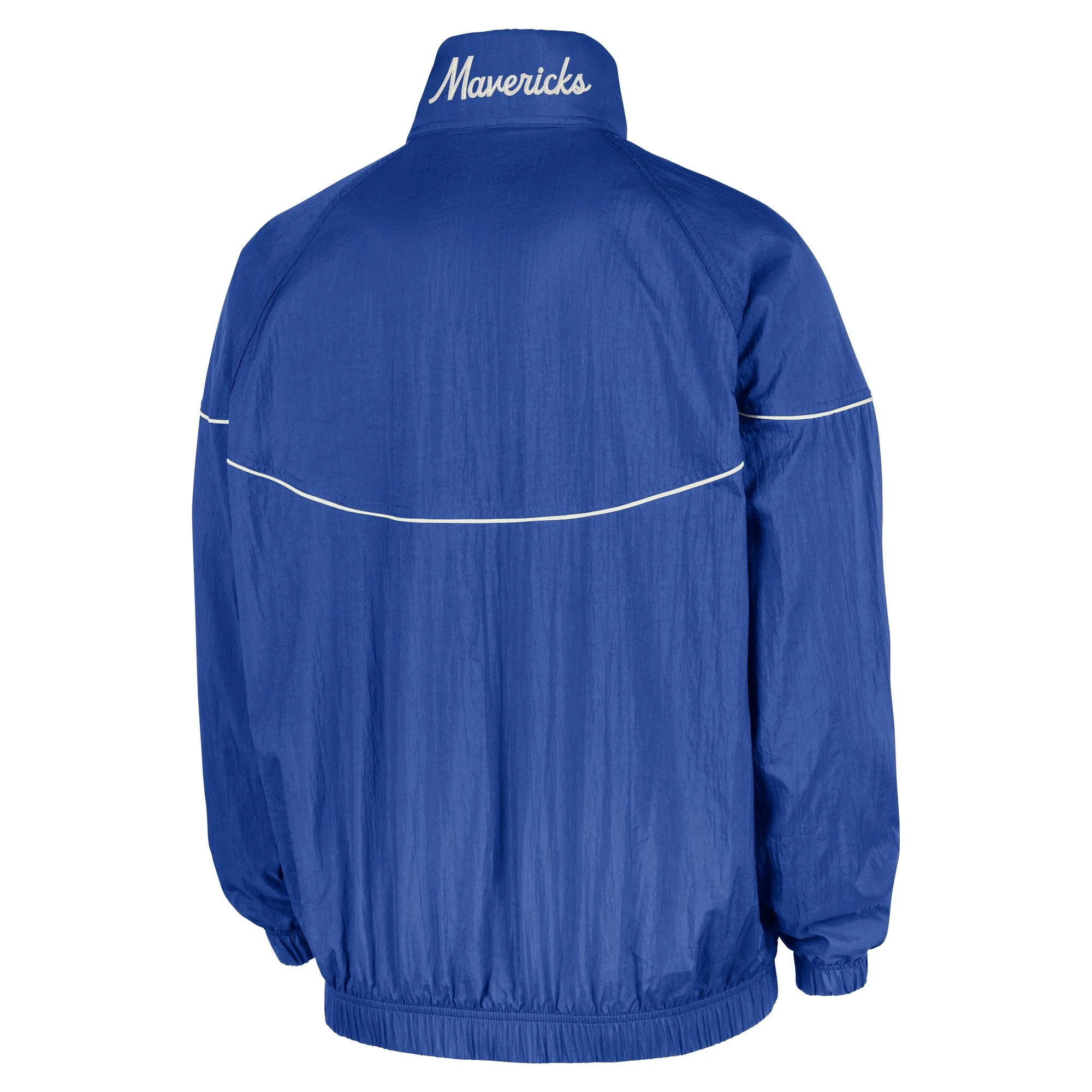 DALLAS MAVERICKS NIKE ROYAL COURTSIDE HALF ZIP JACKET - Image 2