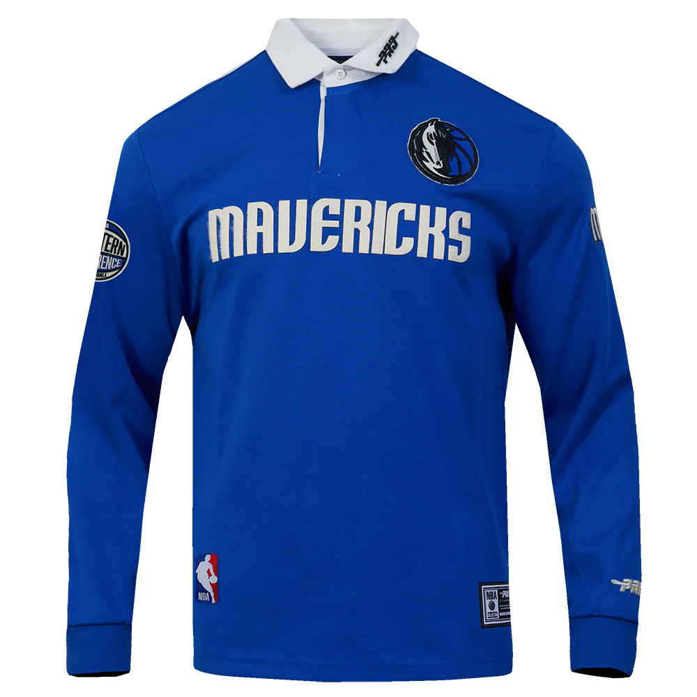 DALLAS MAVERICKS PRO STANDARD ROYAL COLLARED TEE