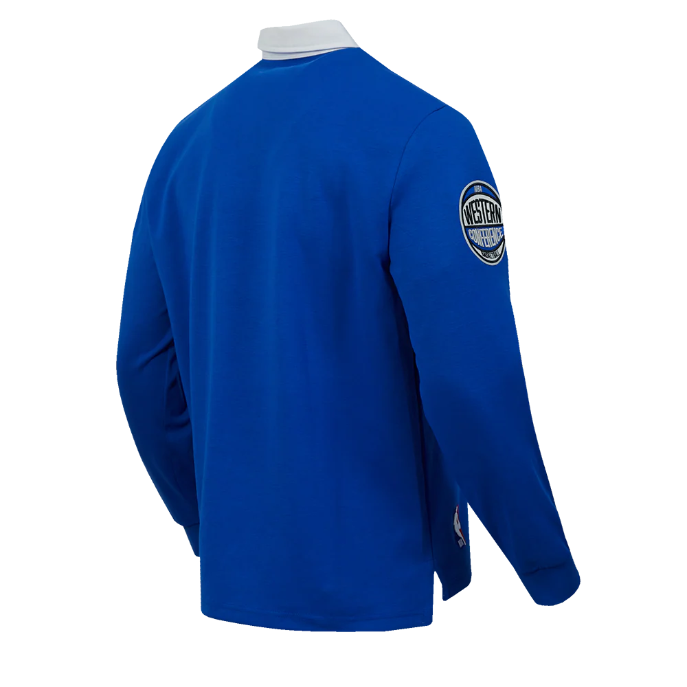 DALLAS MAVERICKS PRO STANDARD ROYAL COLLARED TEE - Image 2