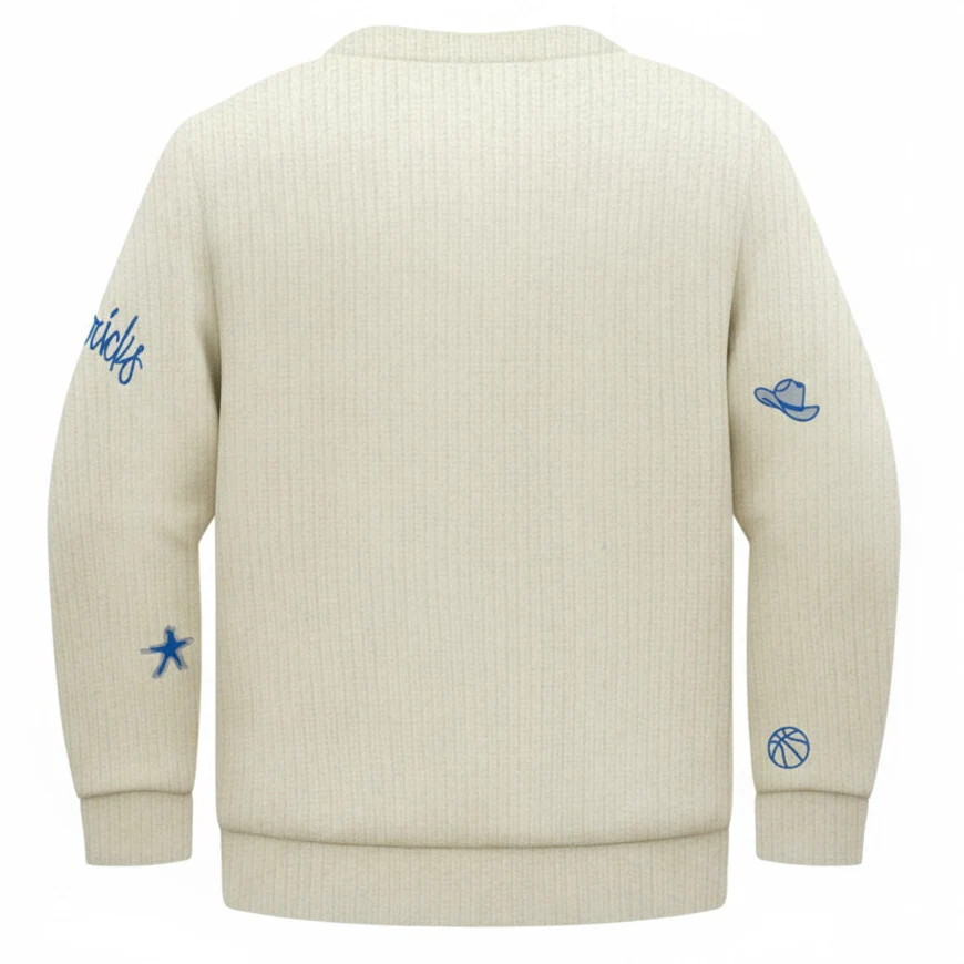 DALLAS MAVERICKS WILD COLLECTIVE JAQUARD CREWNECK - Image 2